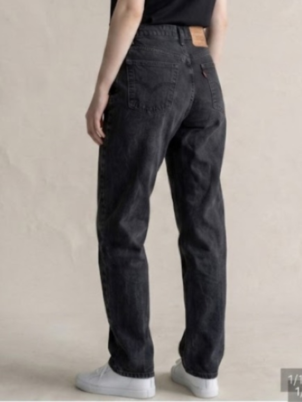 Levi's Black Vintage 550 Jeans W40 L32